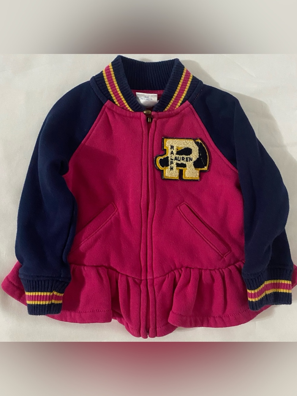 Ralph Lauren Varsity Baby Jacket 
6m